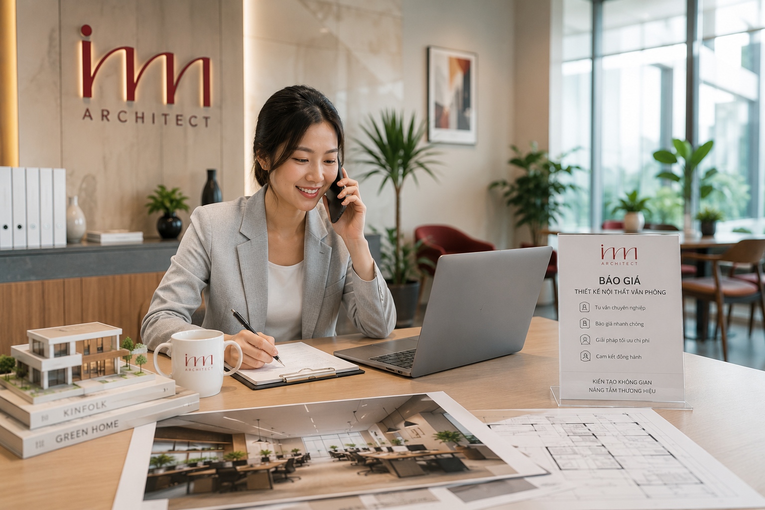Đơn vị thiết kế nội thất văn phòng uy tín, báo giá tốt