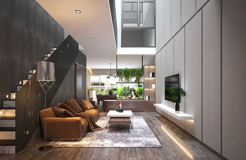 mẫu nhà ngang 6m dài 15m