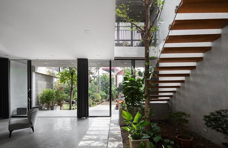 mẫu nhà ngang 6m dài 15m