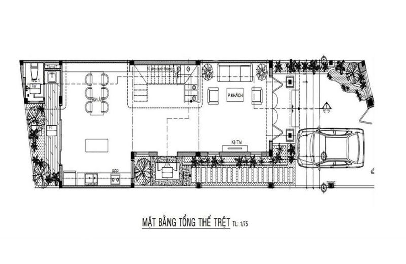 mẫu nhà ngang 6m dài 15m