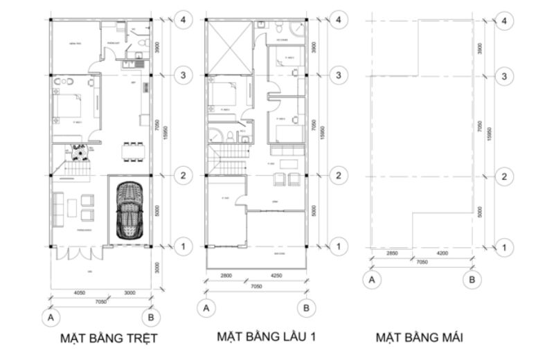 mẫu nhà phố 2 tầng 5x15