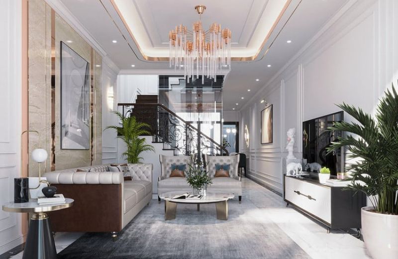 mẫu nhà phố 2 tầng 5x15