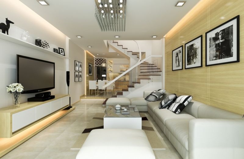 mẫu nhà phố 2 tầng 5x15