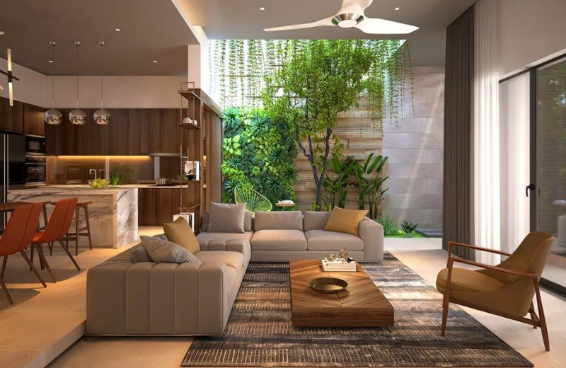 mẫu thiết kế nội thất biệt thự