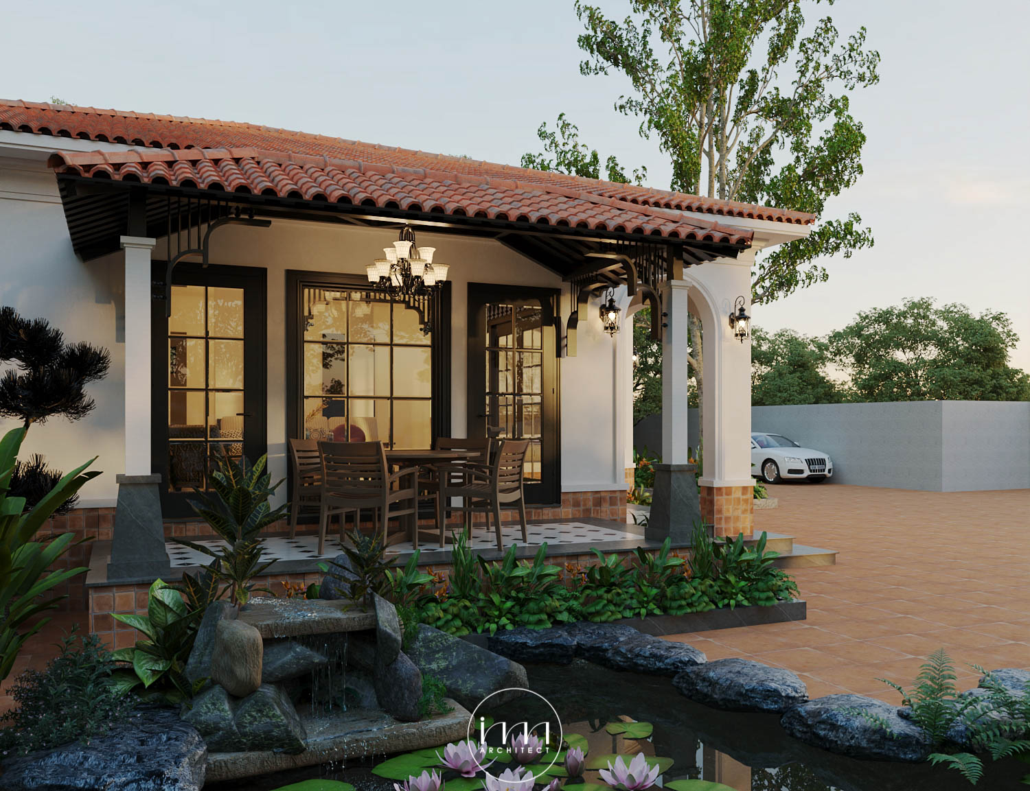 Các mẫu thiết kế nội thất biệt thự Indochine nổi bật tại IMA Việt Nam