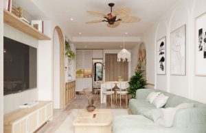 thiết kế nội thất chung cư 40m2
