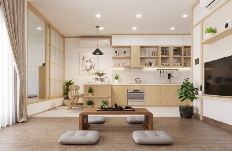 thiết kế nội thất chung cư 40m2
