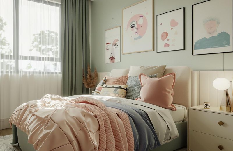 thiết kế nội thất phòng ngủ 10m2