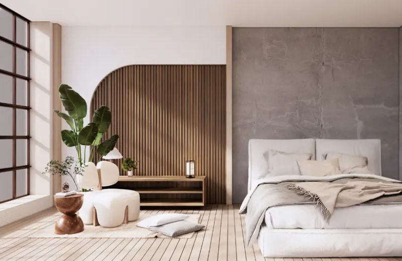 thiết kế nội thất tối giản