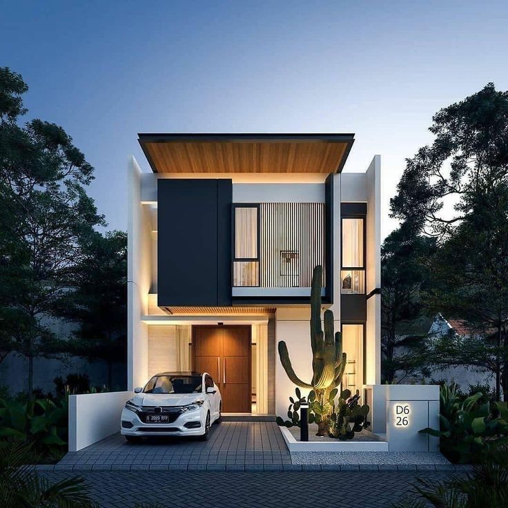 Nhà phố 2 tầng có diện tích bé ở các khu phố hoặc các khu đô thị