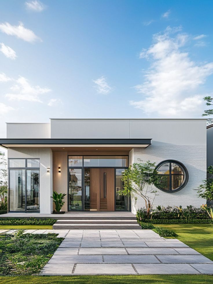 Một thiết kế nhà cấp 4 mái bằng với vẻ đẹp tinh tế, đơn giản phù hợp cho những hộ gia đình nhỏ