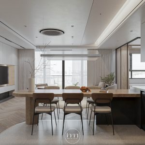 Cửa sổ chính là yếu tố then chốt giúp không gian chung cư hiện đại tận dụng được ánh sáng tự nhiên