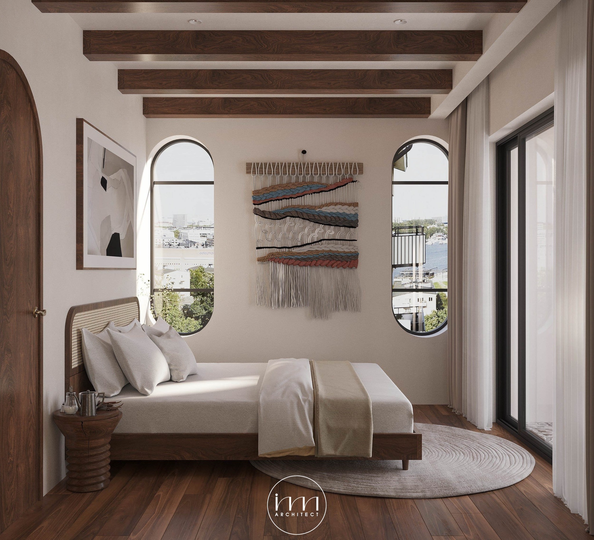 Một công trình Q-House với thiết kế Scandinavian cùng gam màu trắng chủ đạo tinh tế do IMA Việt Nam thiết kế
