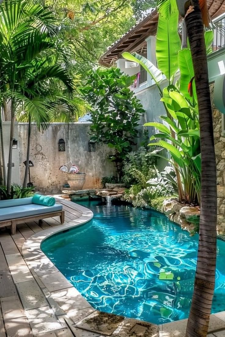 Bể bơi sục Jacuzzi là một ý tưởng đem đến không gian thư giãn với nước ấm