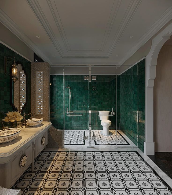 Ứng dụng của gạch bông hiện đại và gốm mosaic