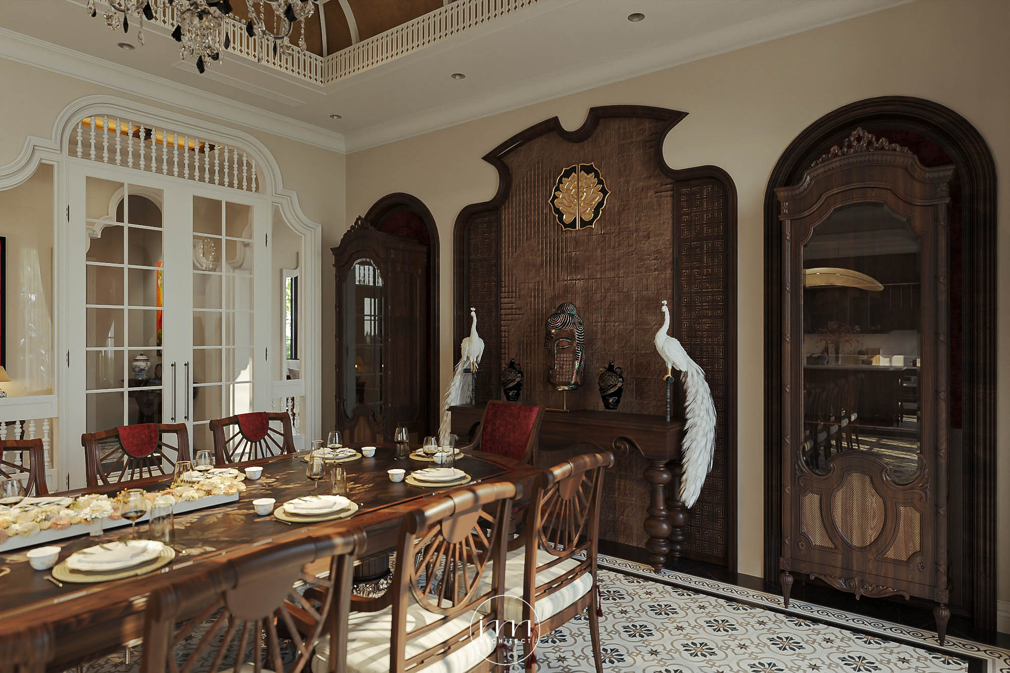 Một thiết kế kiến trúc Indochine giao thoa giữa vẻ đẹp tinh tế, hiện đại cùng nét chấm phá truyền thống
