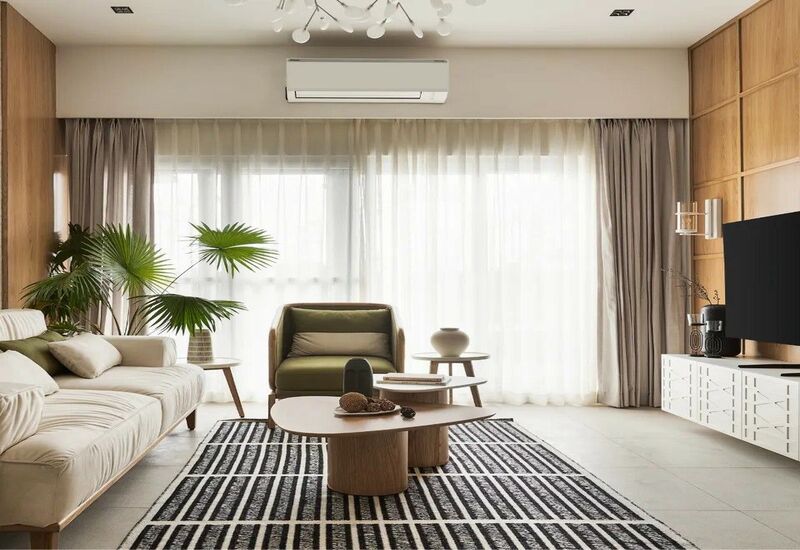 Mẫu thiết kế nội thất căn hộ chung cư diện tích 70m2 phù hợp cho gia đình trẻ hoặc sống cùng ông bà nhờ không gian rộng rãi