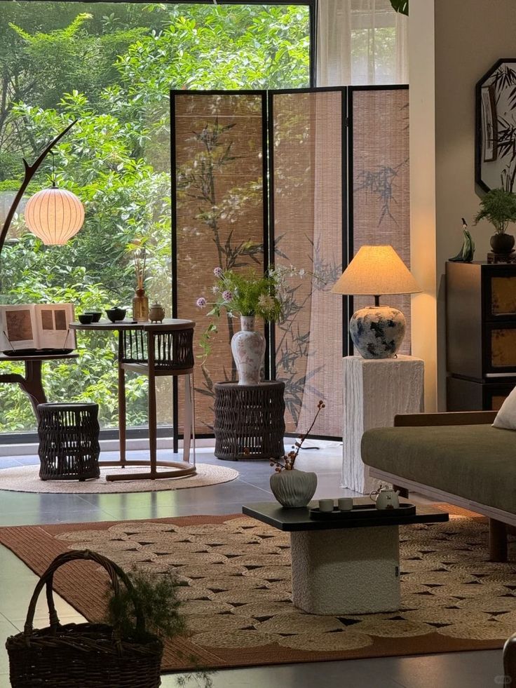 Khi kết hợp với gốm, vải lụa hay gỗ, mây tre đan mang đến bản hòa âm nhẹ nhàng giữa truyền thống và hiện đại.