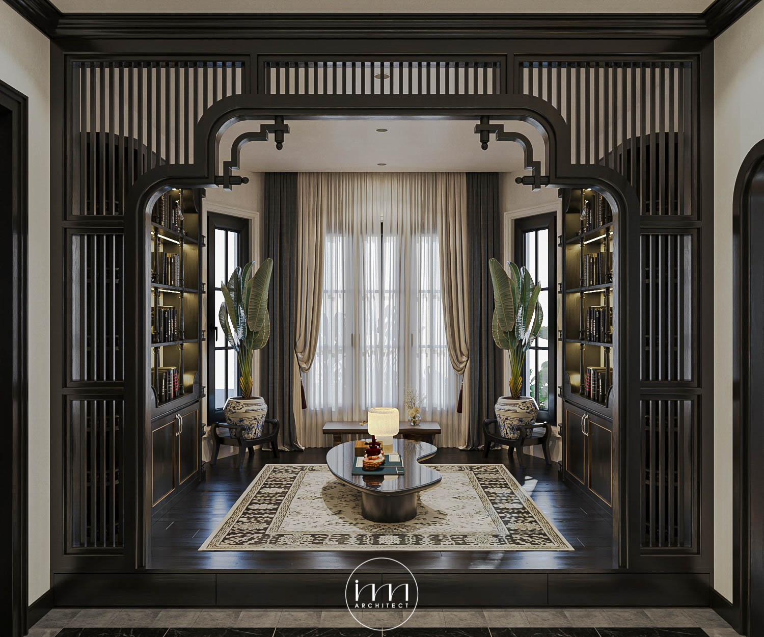 Nội thất gỗ phong cách Indochine với vẻ đẹp hoài cổ