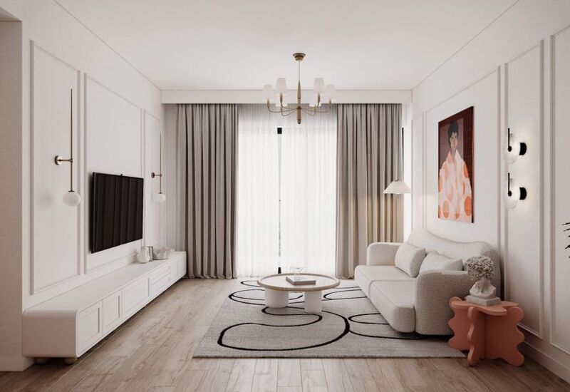 Thiết kế nội thất căn hộ chung cư 80m2 - 3 phòng ngủ đáp ứng giữa công năng và thẩm mỹ