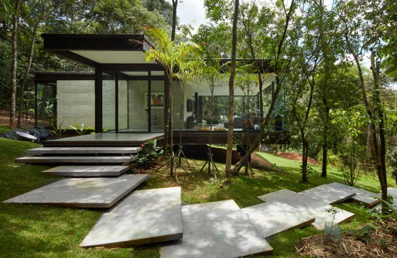 mẫu nhà kính sân vườn đẹp