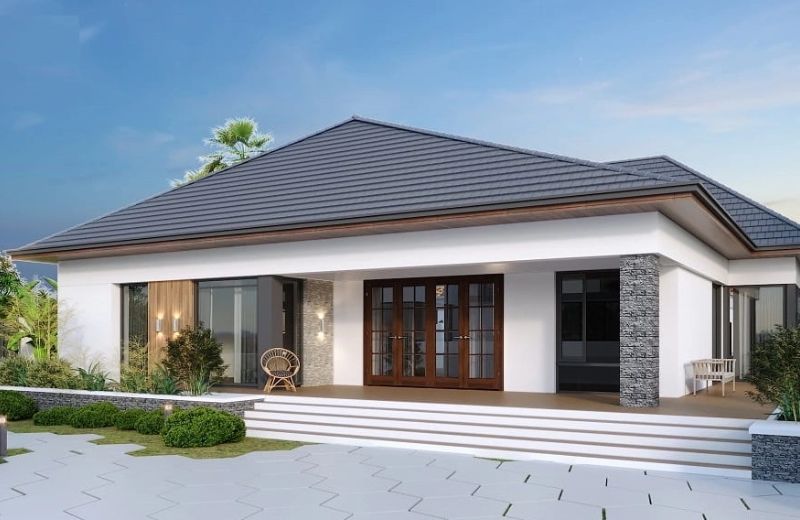 mẫu nhà kính sân vườn đẹp